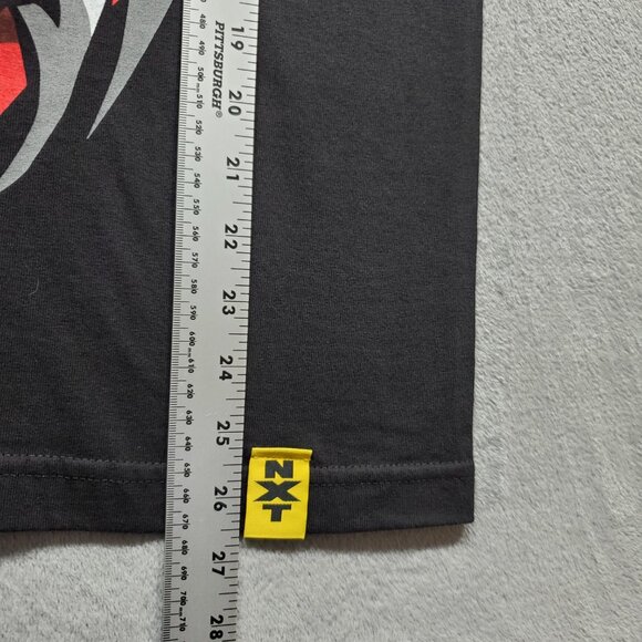 NXT Finn Balor Demon Face WWE Wrestling Black Graphic Tee Adult Sz Small NWOT - Picture 10 of 10